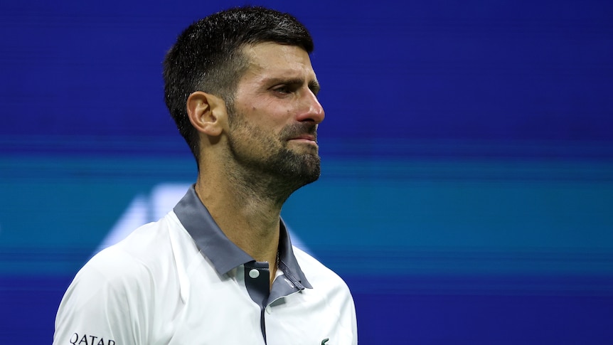 Tearful Djokovic makes shock US Open exit in first round