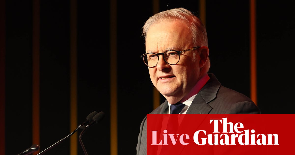 Australia news live: ‘we owe it to history’ to defeat One Nation, PM tells Labor faithful; man dies after falling from eighth-floor balcony in Sydney