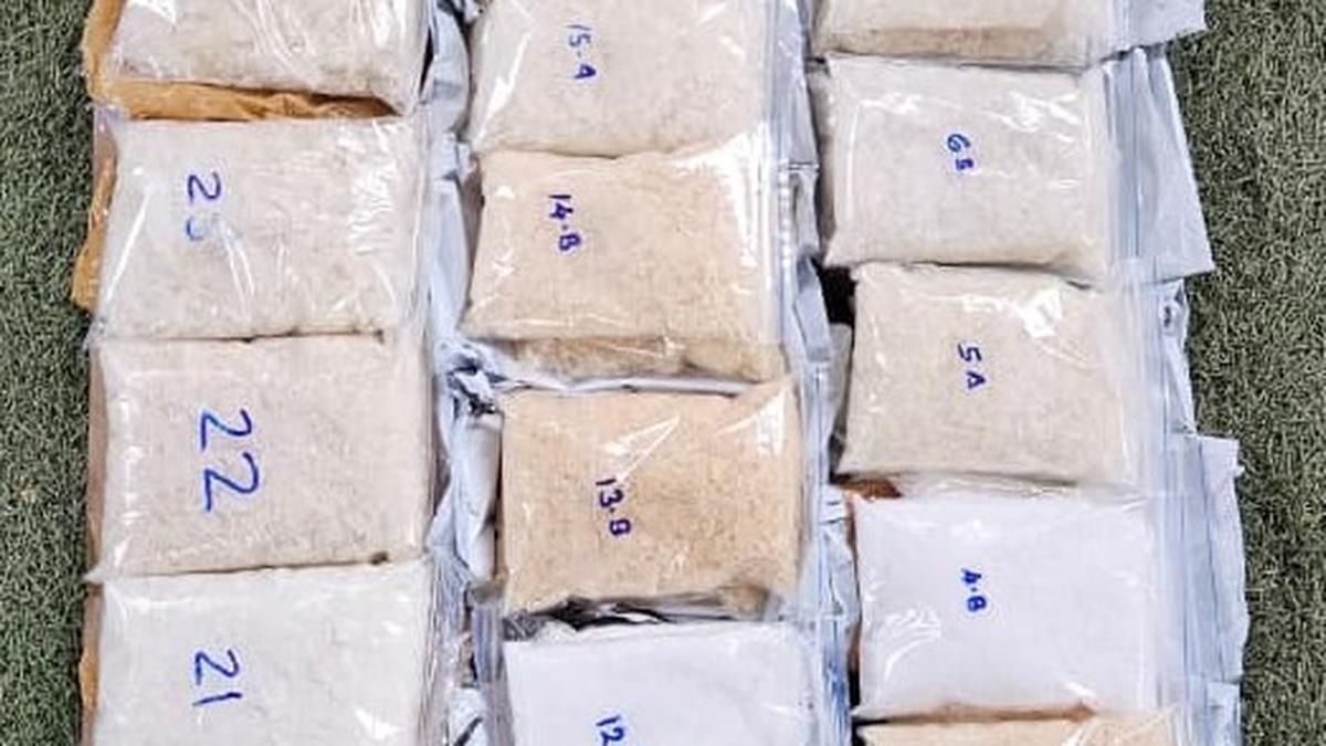 12.8 kg MDMA worth over ₹10 cr seized in Keralam, three held