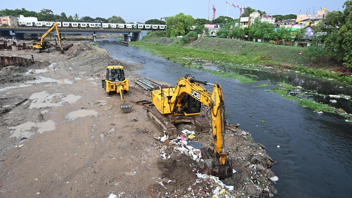 NHAI begins work to remove temporary bunds along Cooum