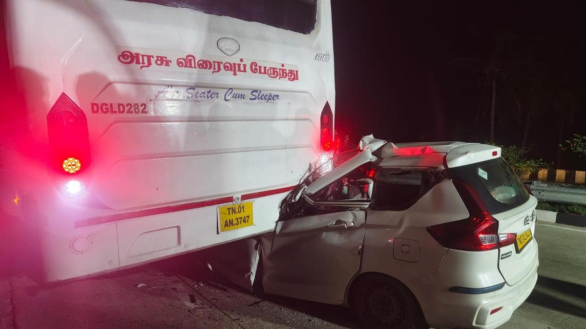 Two men from Chennai killed, six injured as SUV rams into SETC bus near Cuddalore