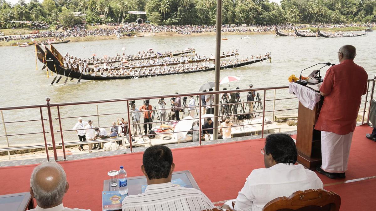 Aranmula water regatta symbolises Keralam’s rich cultural heritage: Vice-President C. P. Radhakrishnan