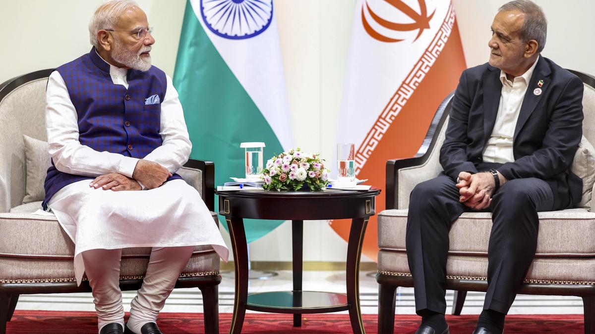 PM Modi meets Iran President Masoud Pezeshkian on the sidelines of SCO summit in Kyrgyzstan