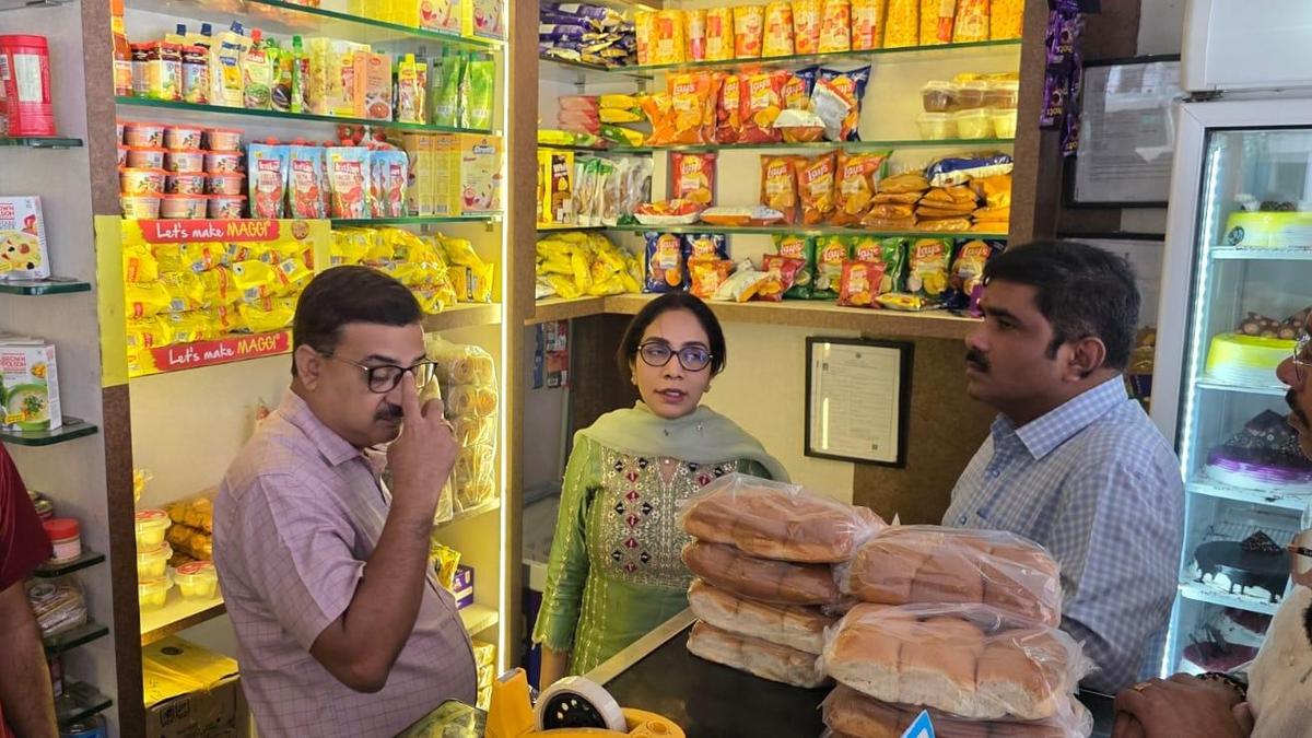 Officials visit hotels, hostels in Shivamogga to check establishments storing and serving food