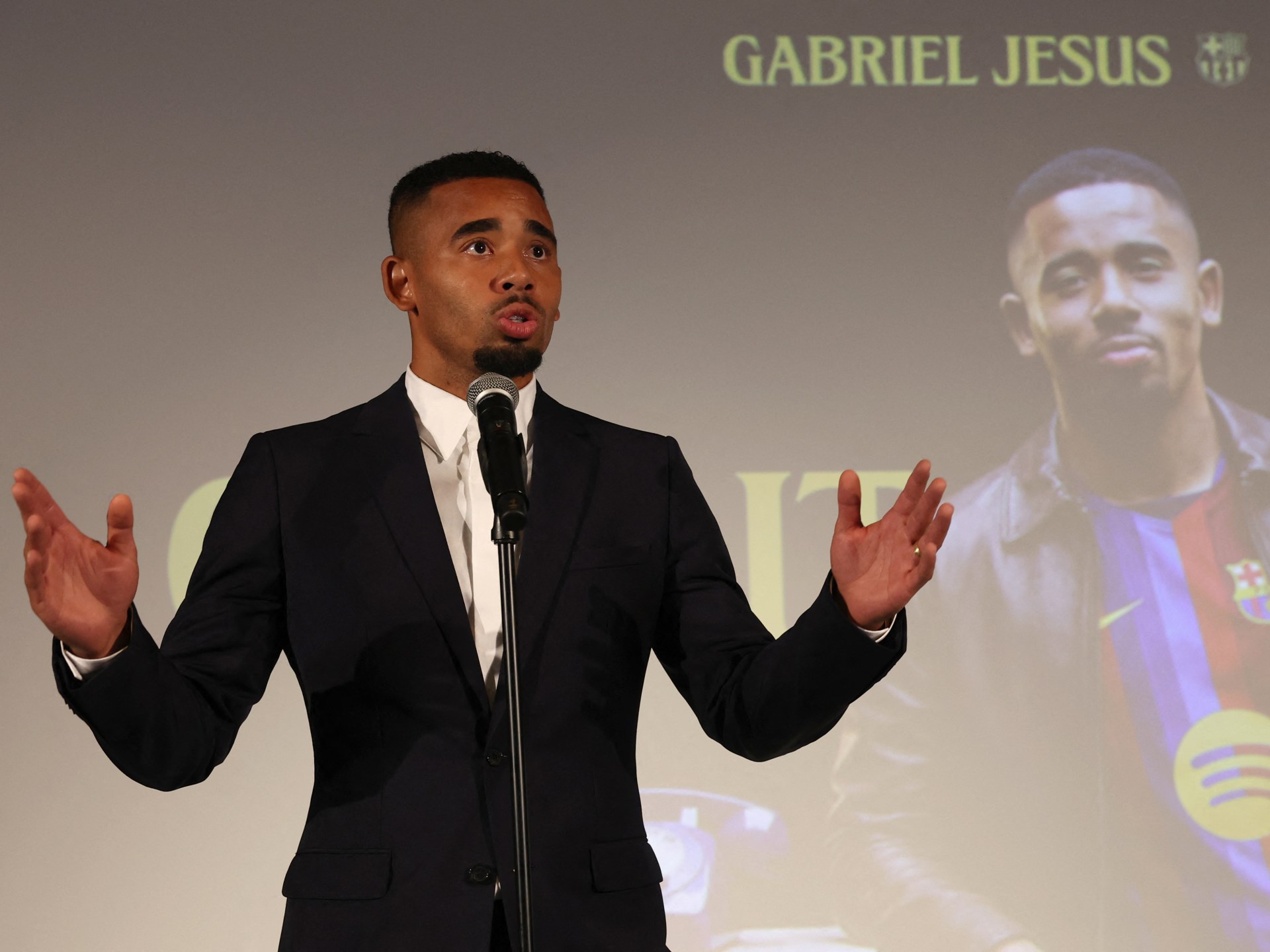 Barcelona sign Gabriel Jesus from Arsenal for a reported $11.6m