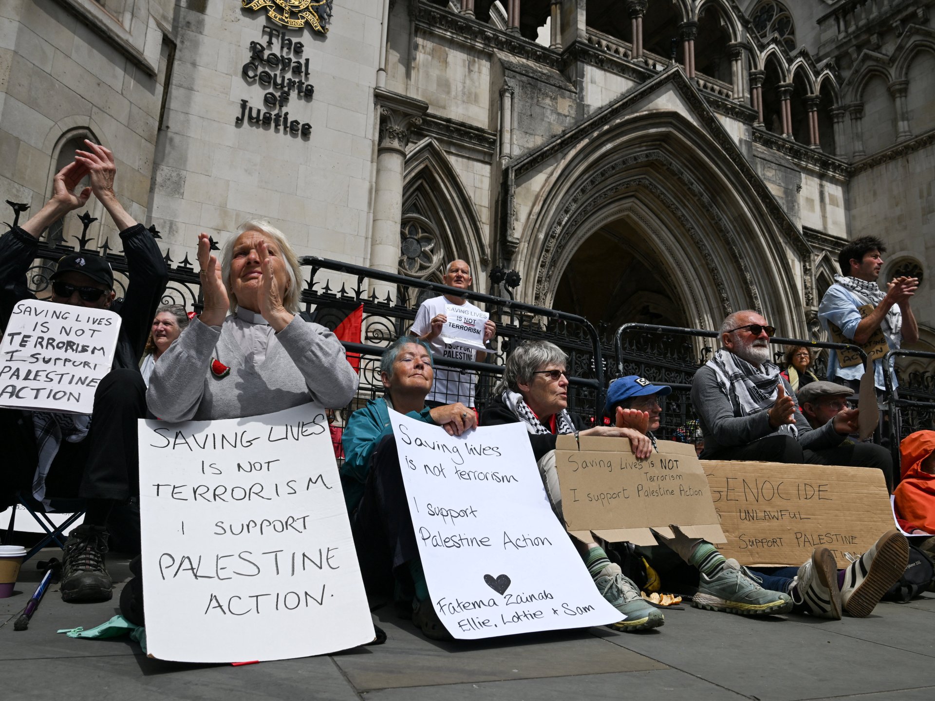 Four imprisoned Palestine Action activists appeal ‘terrorism’ sentences