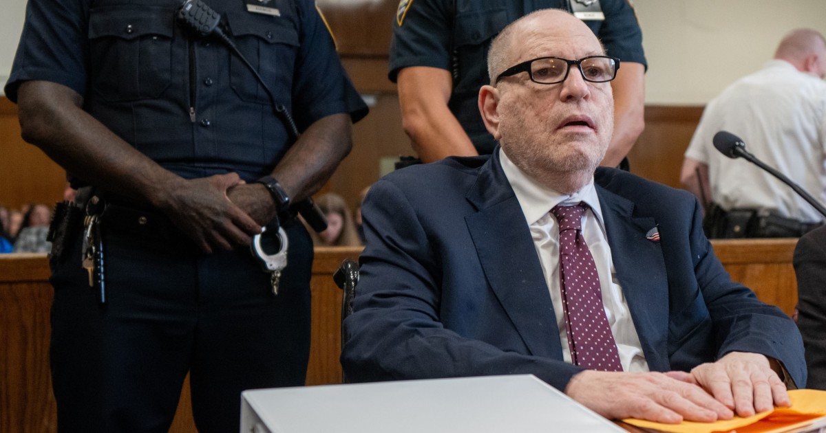 Harvey Weinstein sentenced to 15 years on New York sex crime conviction – NBC News