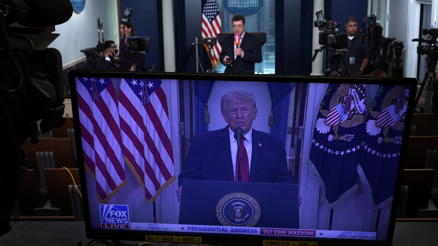 White House launches 'Trump TV' after ban on major news outlets – NPR