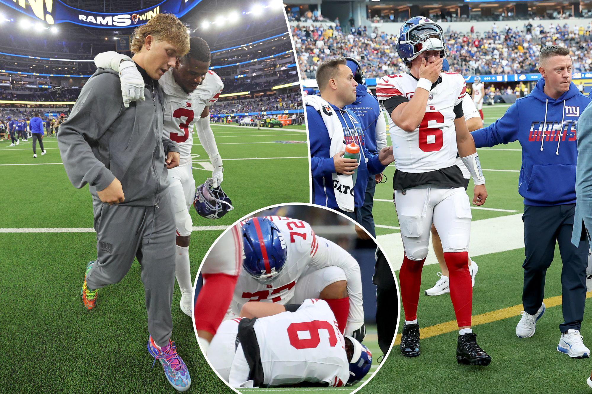 Jaxson Dart could need season-ending surgery in disastrous Giants update – New York Post