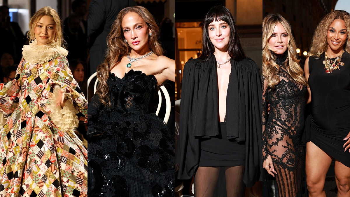 All the Celebs at Vogue World Milano: Gigi Hadid Opens Show, Jennifer Lopez Walks Runway, Dakota Johnson Attends, & More – justjared.com