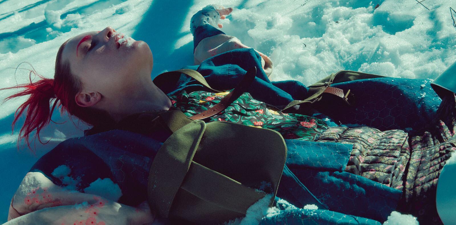 Summer Snow: An icy fashion series by Sofia Sanchez and Mauro Mongiello – Numéro Magazine