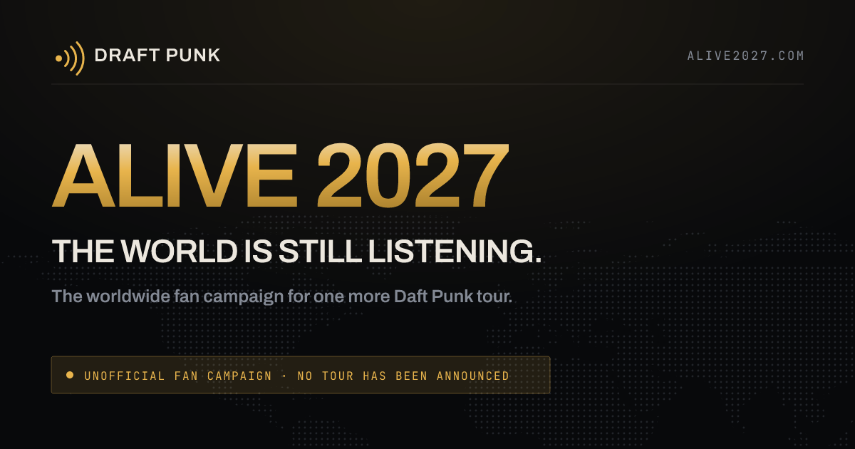 Draft Punk – The Campaign for Alive 2027 – Alive2027.com