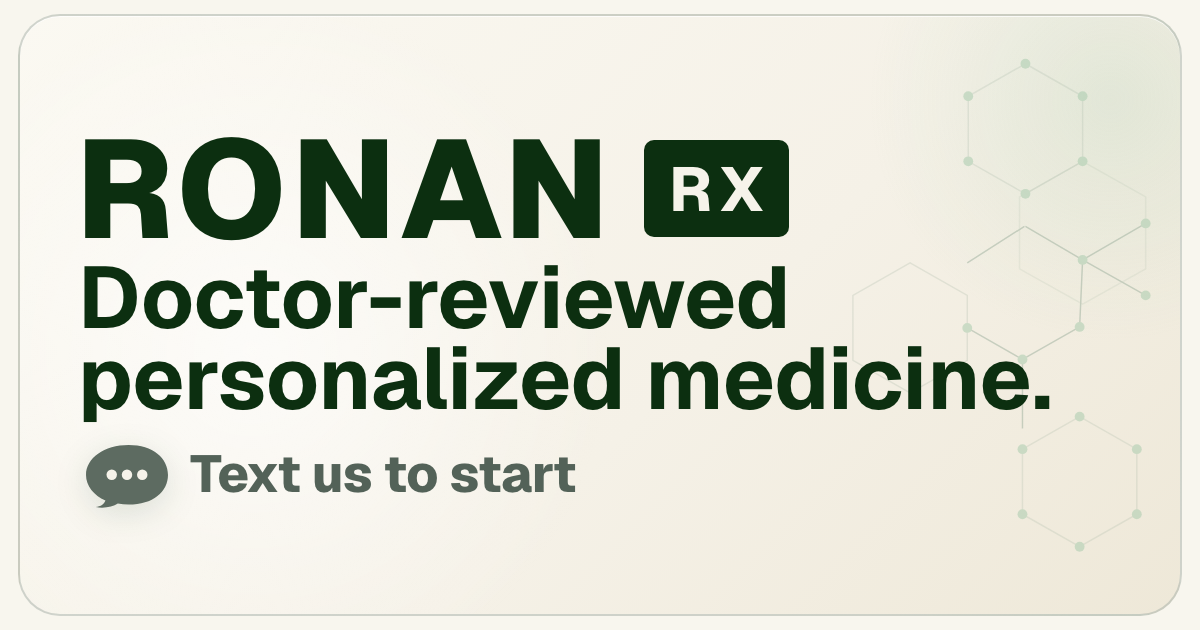 Launch HN: RonanRX (YC S26) – Personalized Peptides and GLP-1s