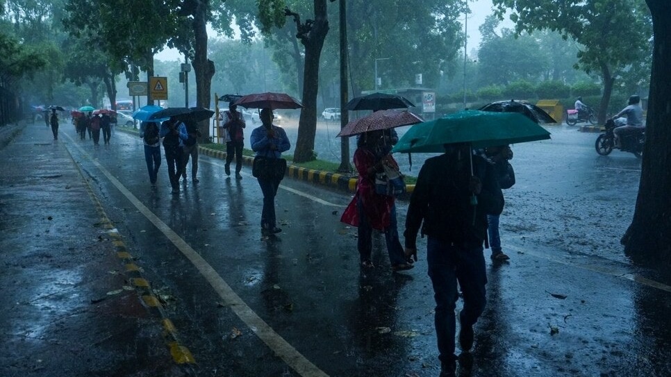 Delhi-NCR sees heavy rain, orange and yellow alerts issued for parts of national capital