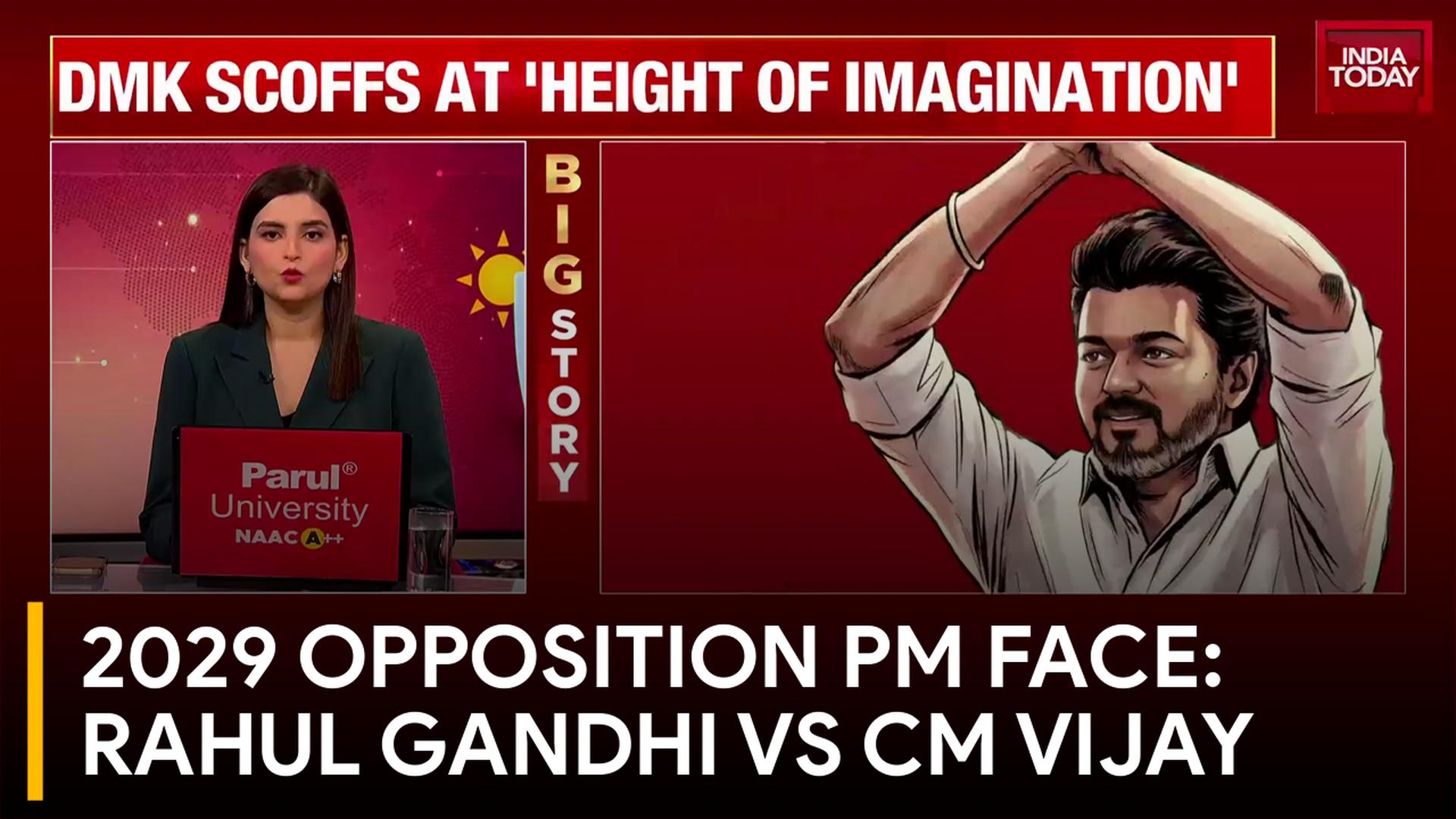 Opposition PM Face 2029: Rahul Gandhi vs TVK Chief Minister Vijay