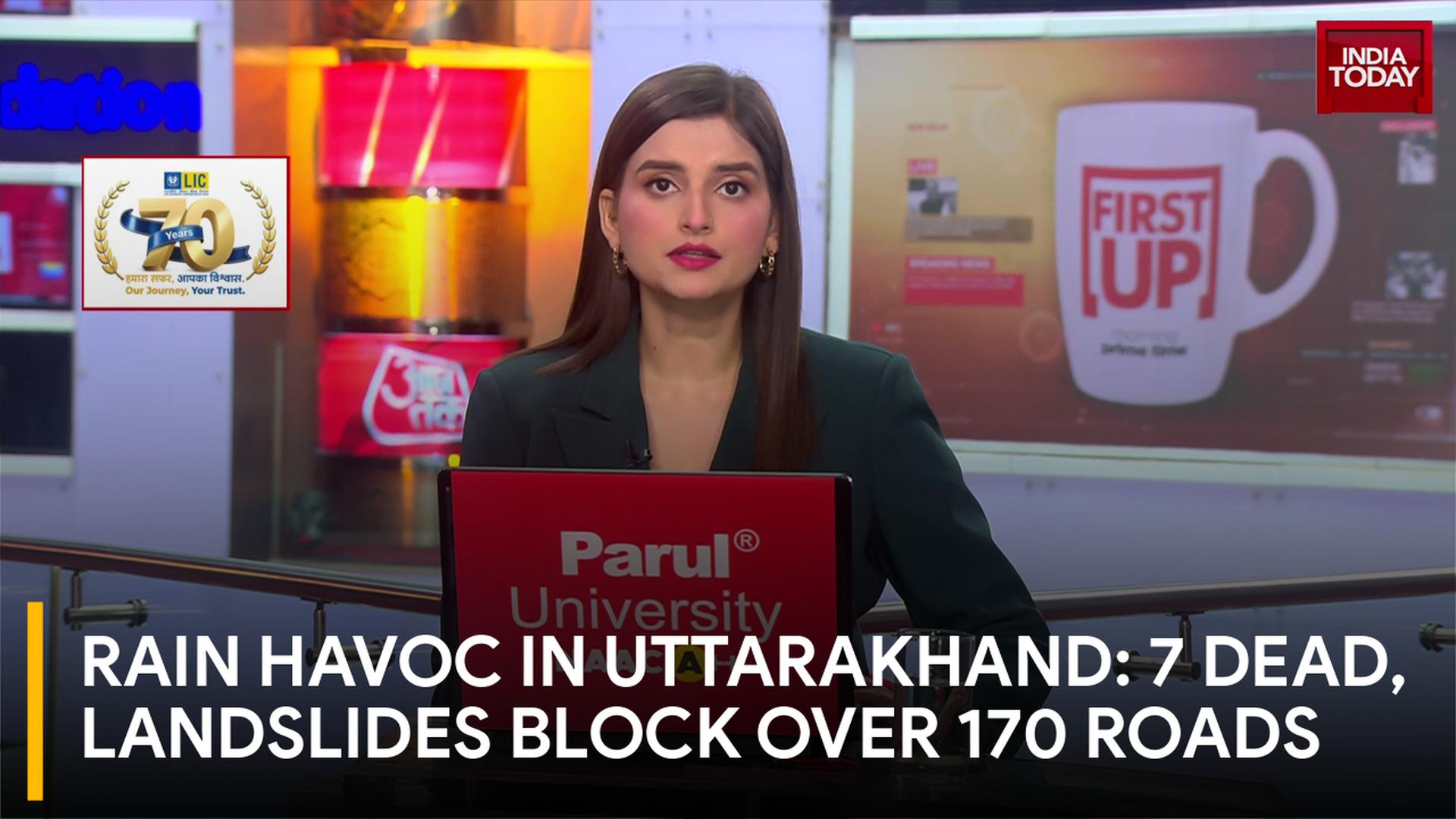 Uttarakhand Rain Havoc: 7 Dead, Landslides Block Over 170 Roads, Alerts Issued