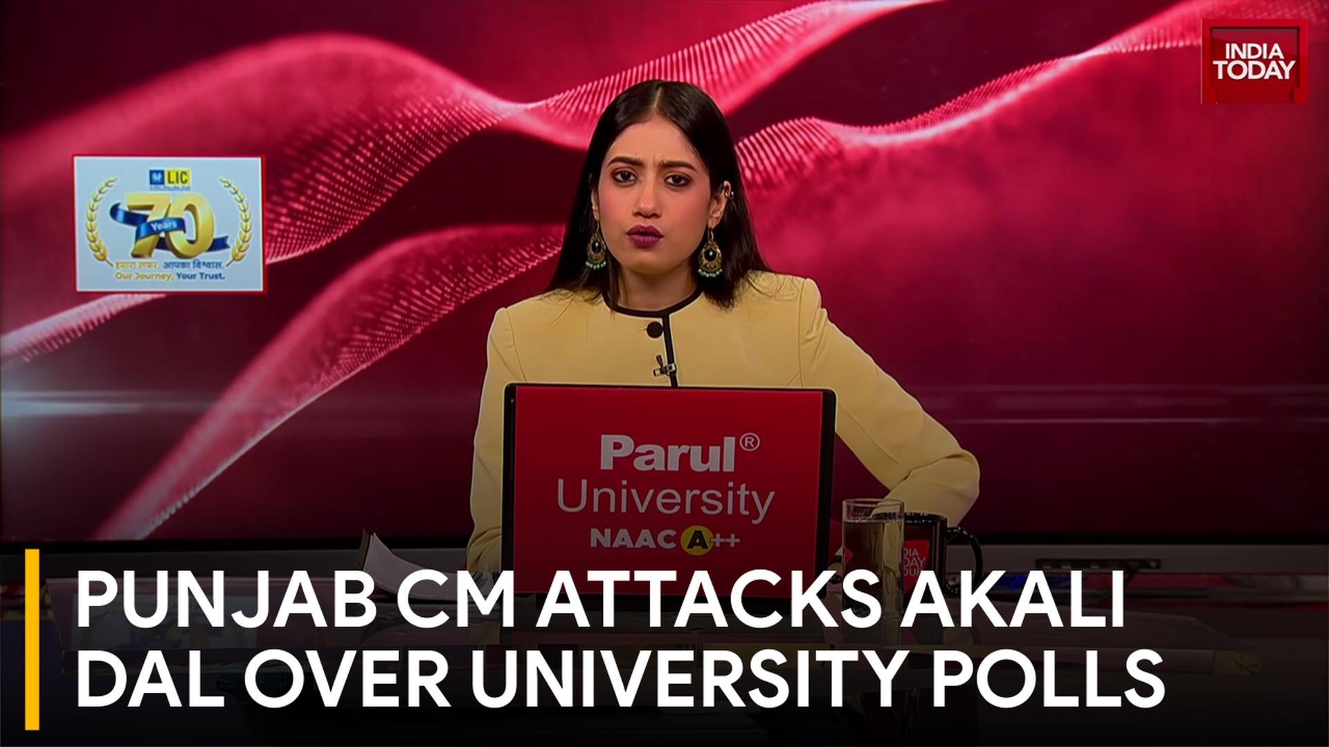 Punjab CM Bhagwant Mann Attacks Akali Dal Over SOI-ABVP Alliance In Punjab University Polls