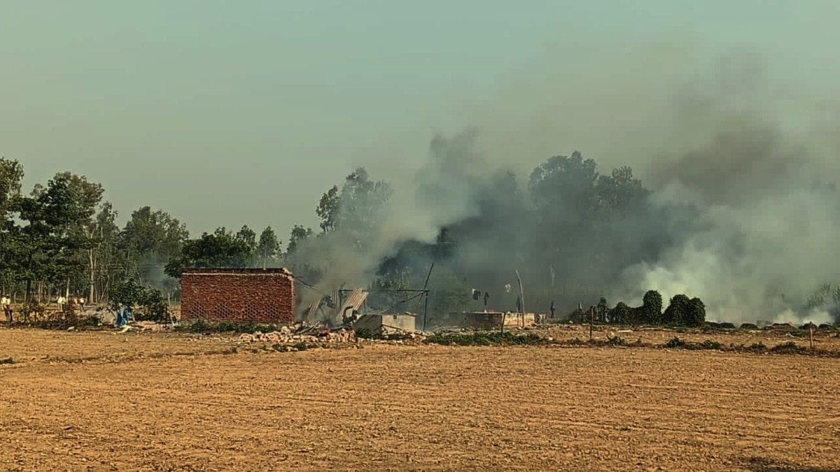 Key UP firecracker factory blast accused's house razed as cops widen crackdown
