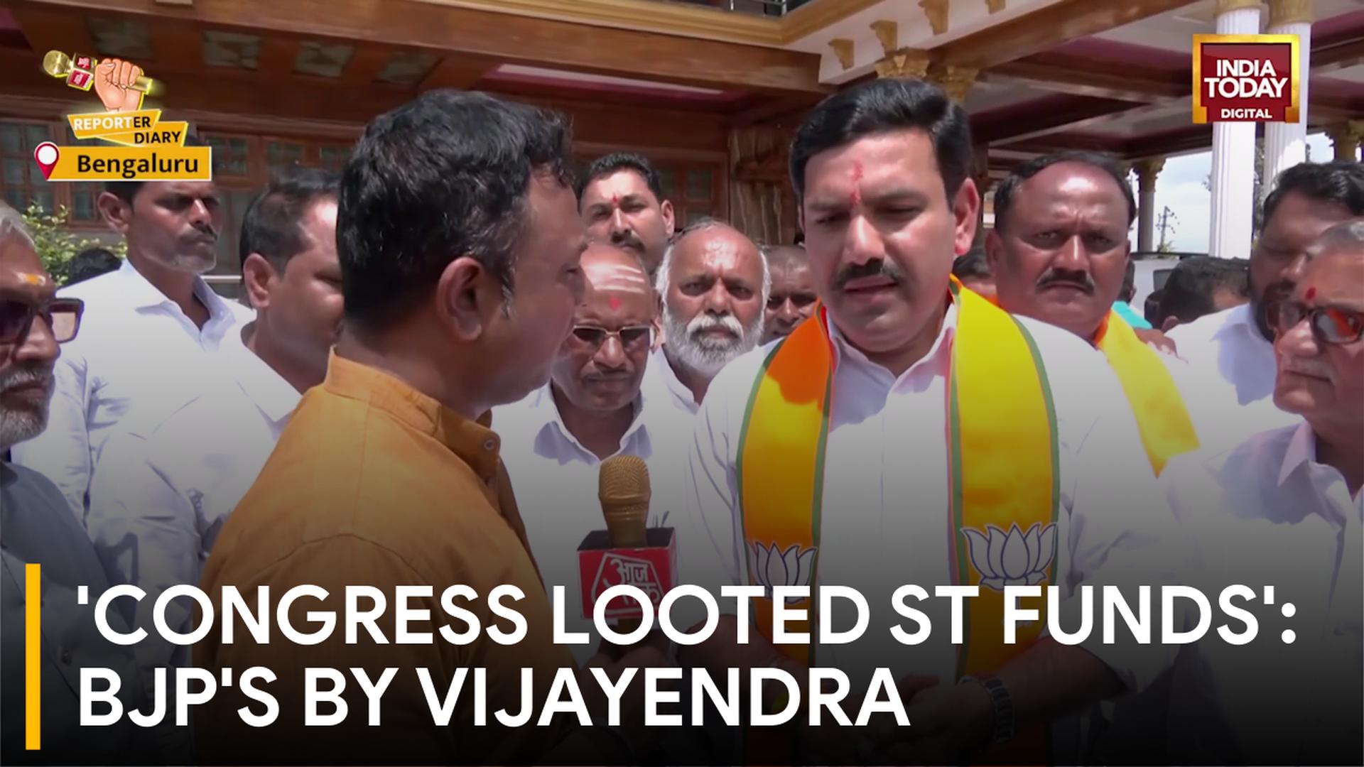 'Congress Looted Funds Meant For STs': BJP's BY Vijayendra On Bellary Padayatra