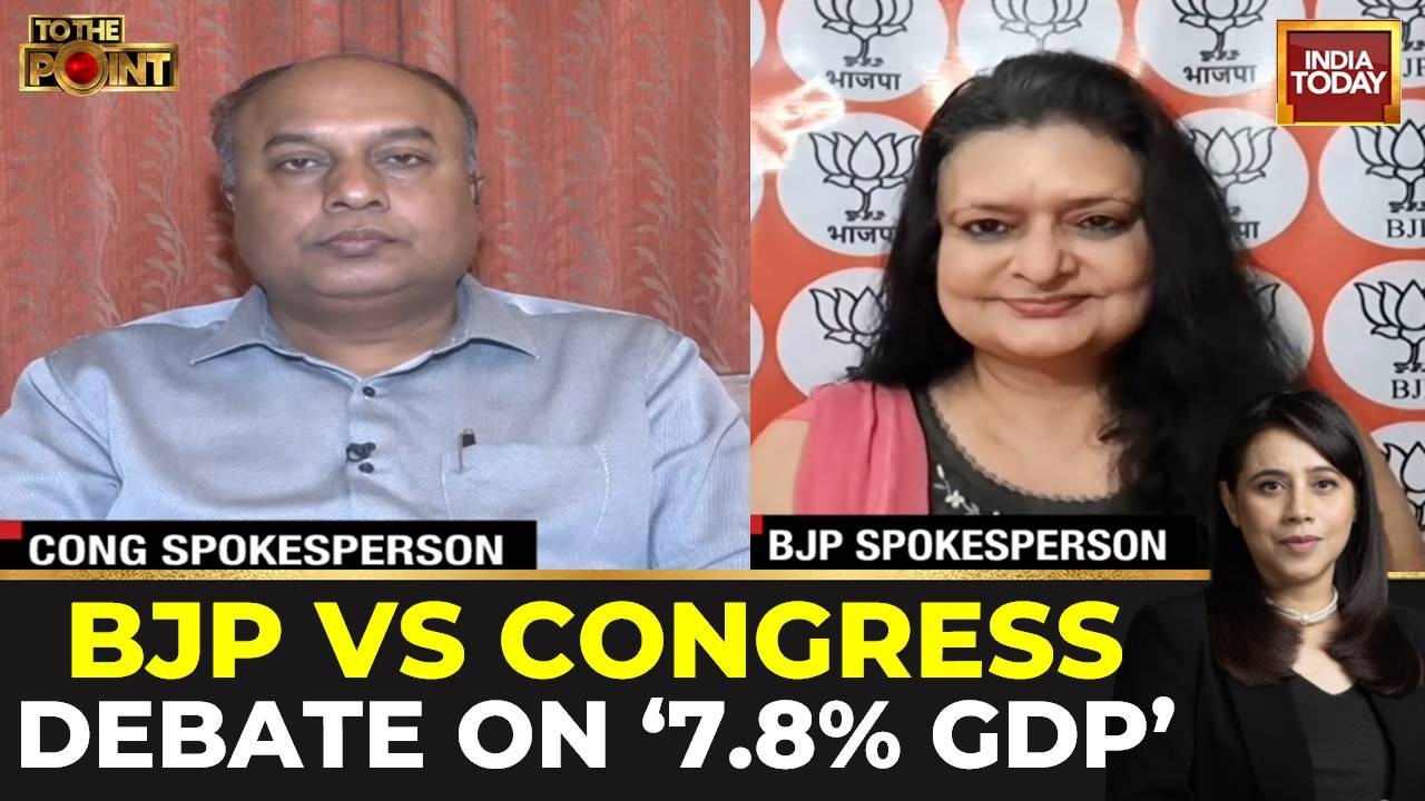 India's 7.8% GDP Growth, Base Year Rebasing, and Market Reactions Spark BJP-Congress Clash