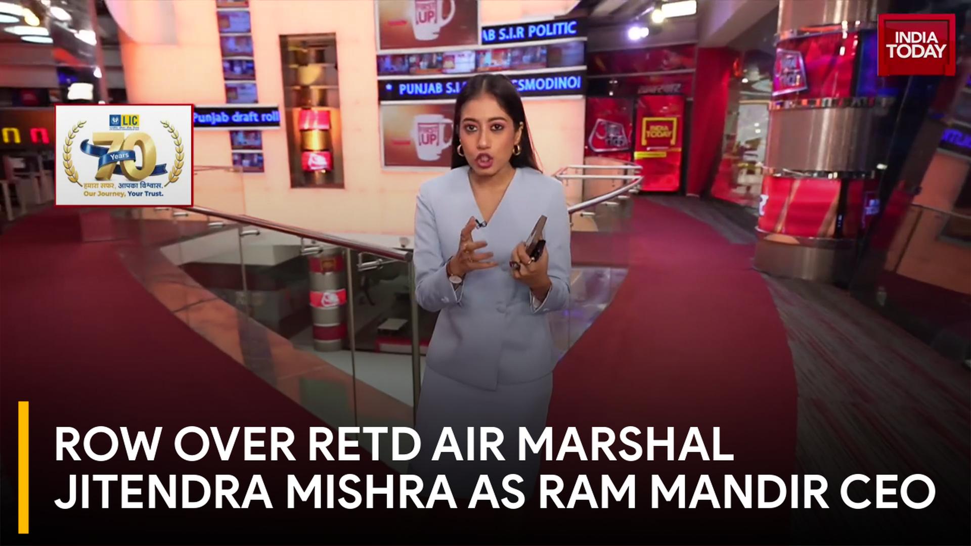 Opposition Slams Retired Air Marshal Jitendra Mishra's Appointment As Ram Temple Trust CEO