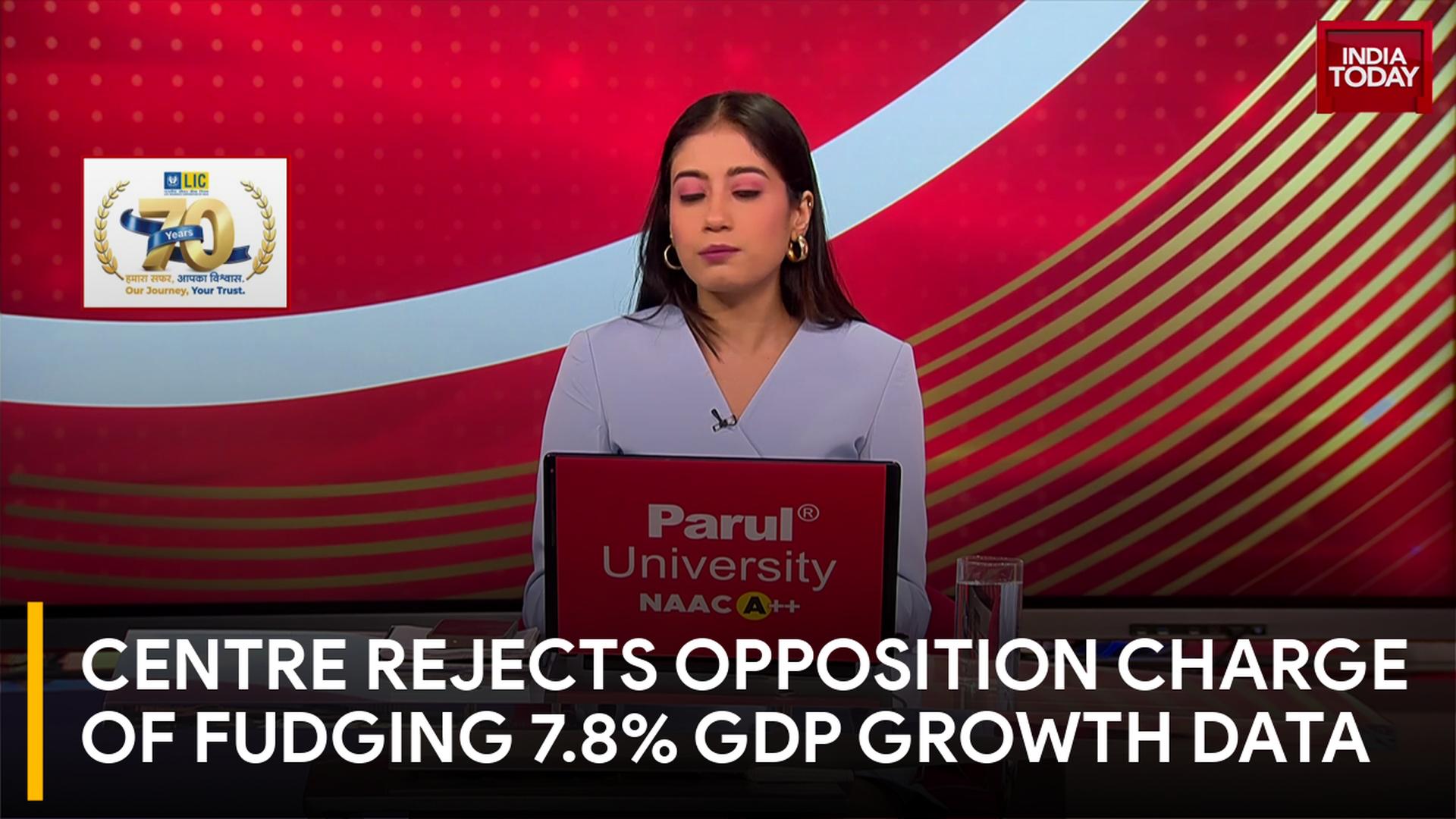 India's 7.8% GDP Growth, Opposition Allegations Of Data Fudging & Centre's Rebuttal