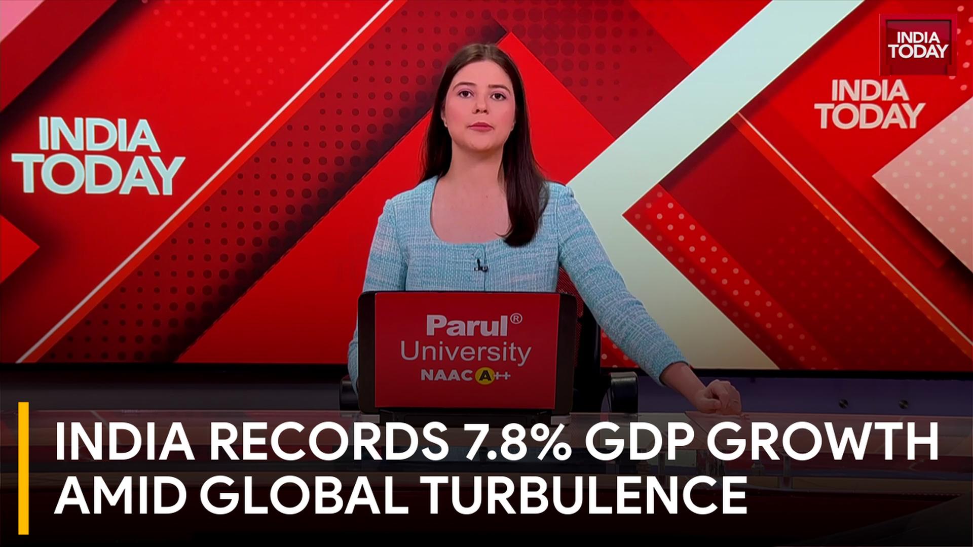 India Records 7.8% GDP Growth, Global Supply Chain Challenges, Economic Momentum
