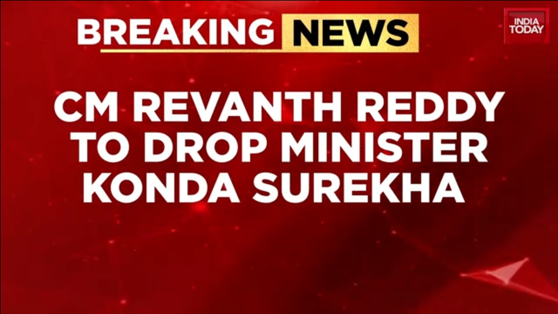 Telangana Cabinet Shakeup: CM Revanth Reddy Drops Minister Konda Surekha After Public Infighting