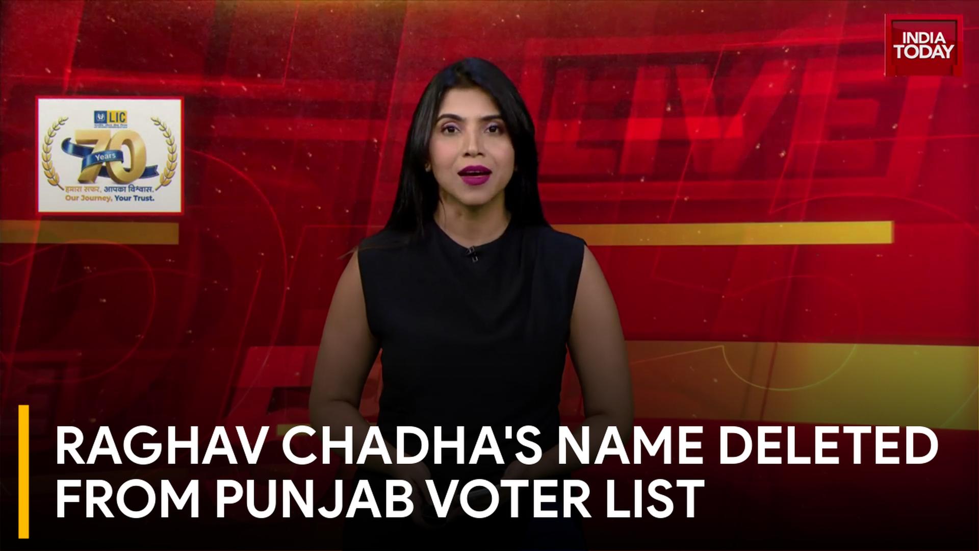 Voter List Row in Punjab as Raghav Chadha's Name Deleted; AAP & BJP Spar Over SIR Revision