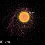 Giant impact could have formed an intact moon within five hours, simulations suggest