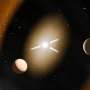Young sunlike system reveals comets may carry water toward forming planets