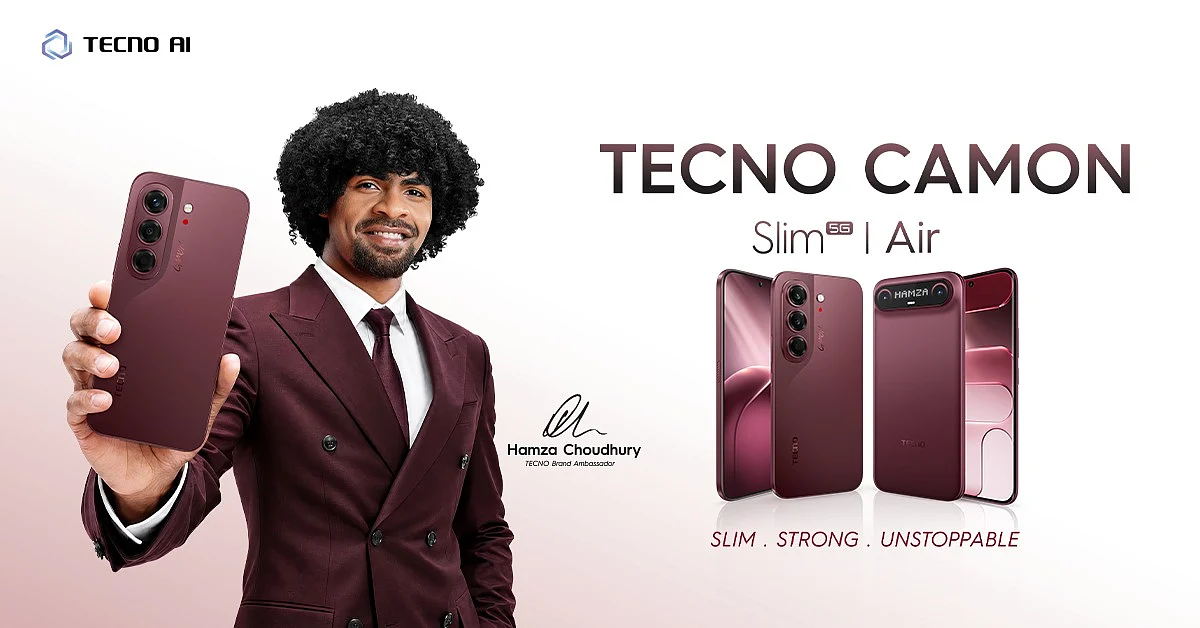 TECNO CAMON Slim 5G debuts first in Bangladesh alongside CAMON Air
