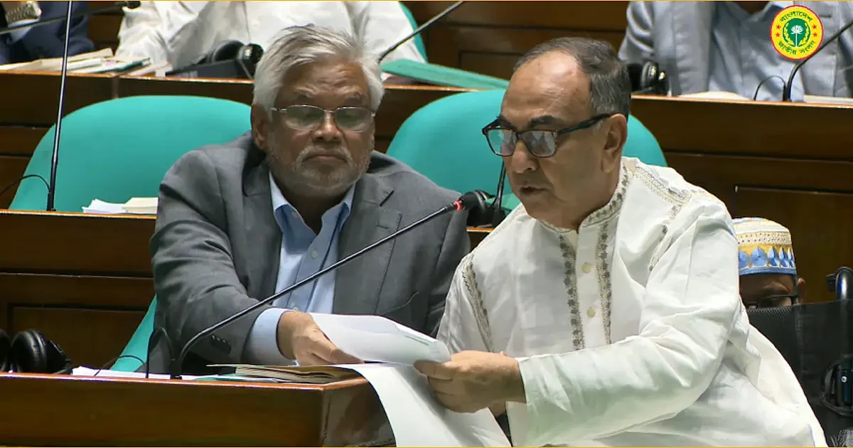 Mirza Abbas joins parliament session for the first time