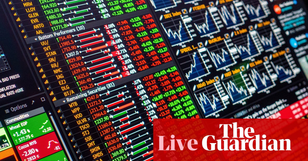Bond market turmoil eases across Europe as oil price falls – business live