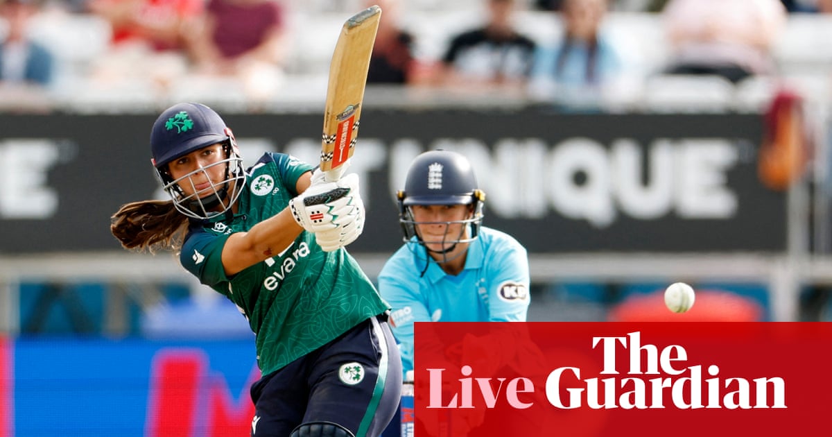 England v Ireland: second women’s cricket one-day international – live