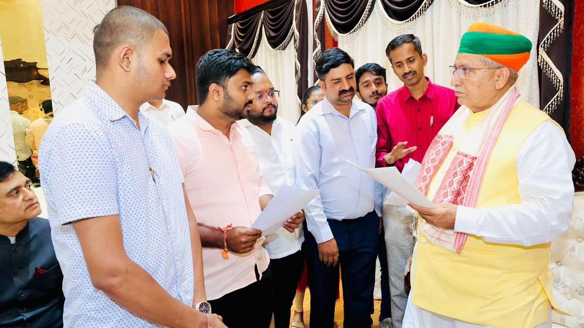 Bengaluru: Union Law Minister Meghwal visits NLSIU; ABVP submits memorandum against documentary screening