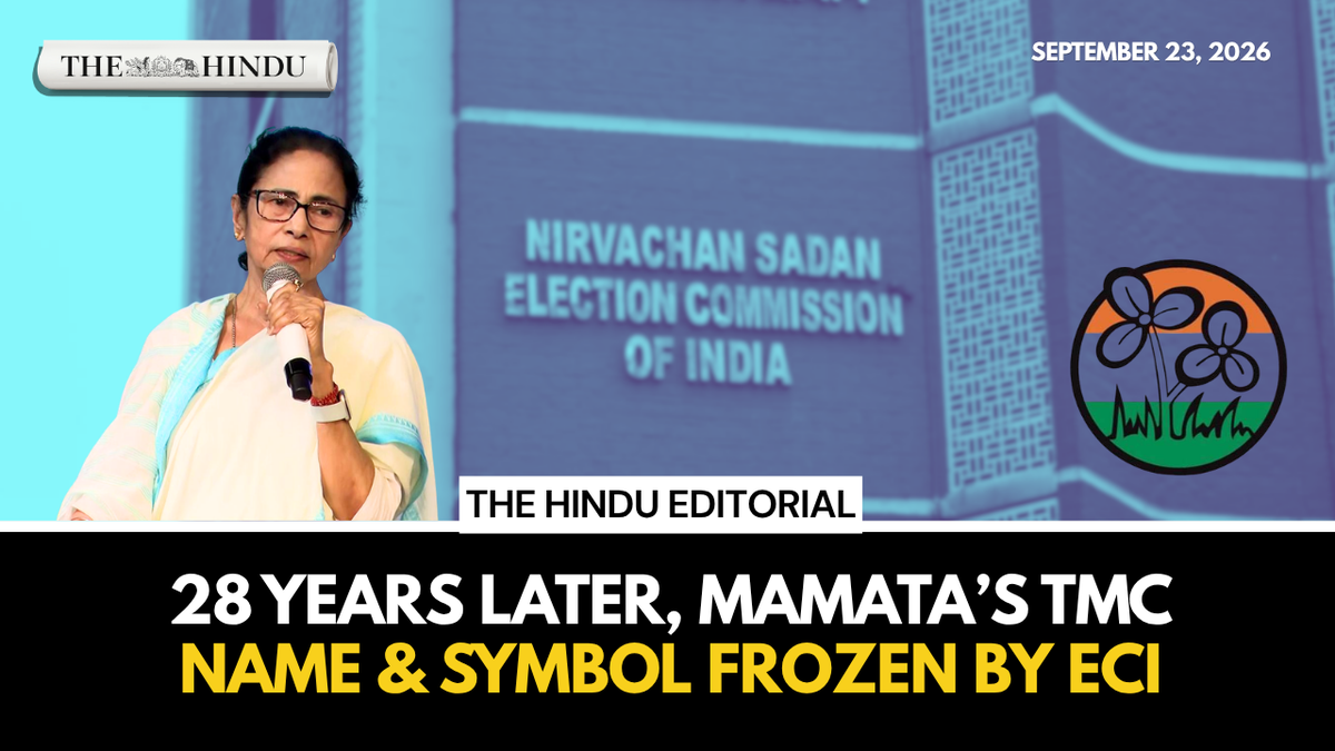 The TMC split: Why Mamata’s party name & symbol are frozen | The Hindu Editorial