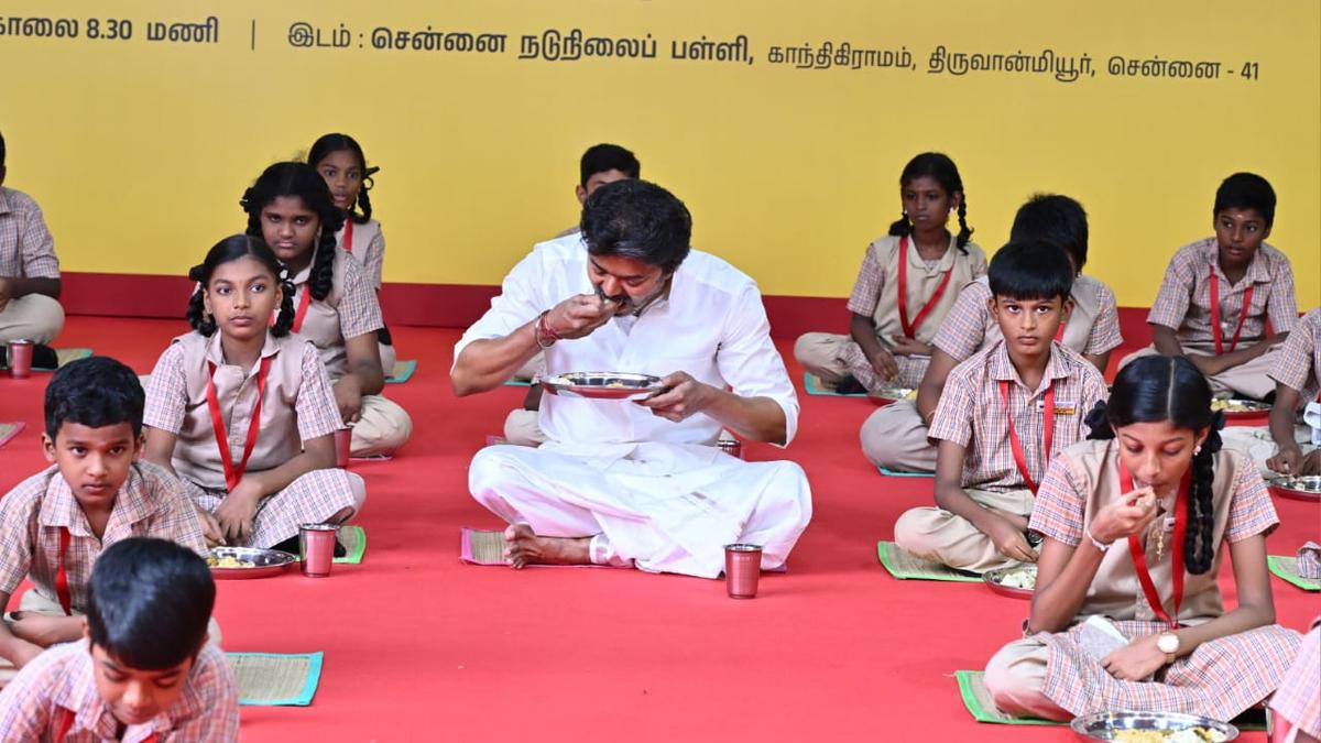 Tamil Nadu CM Vijay launches expanded Perunthalaivar Kamarajar Breakfast Scheme for govt. school students