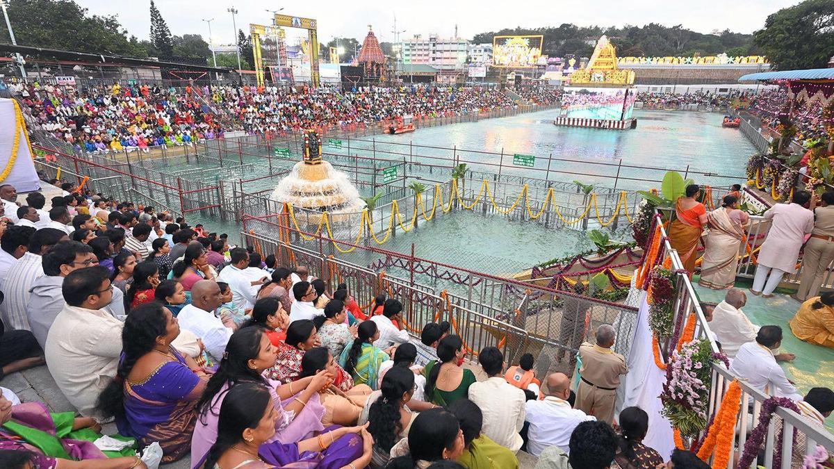 TTD facilitates darshan for 5.76 lakh devotees, nets ₹28.94 crore ‘hundi’ income during Brahmotsavams