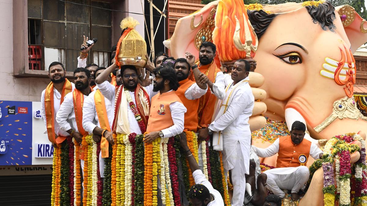 21-kg Balapur Ganesh laddu fetches record ₹39 lakh at auction