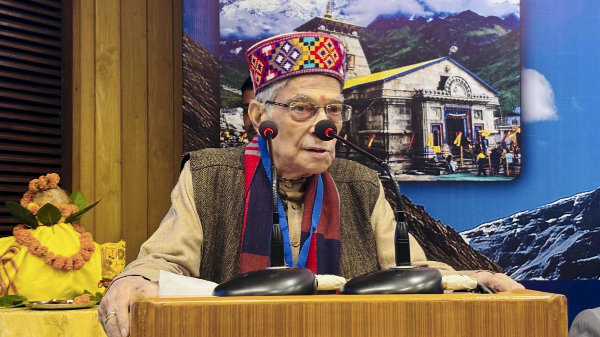M.M. Joshi condemns music concert at Badrinath, urges Centre and Uttarakhand government to ban such events