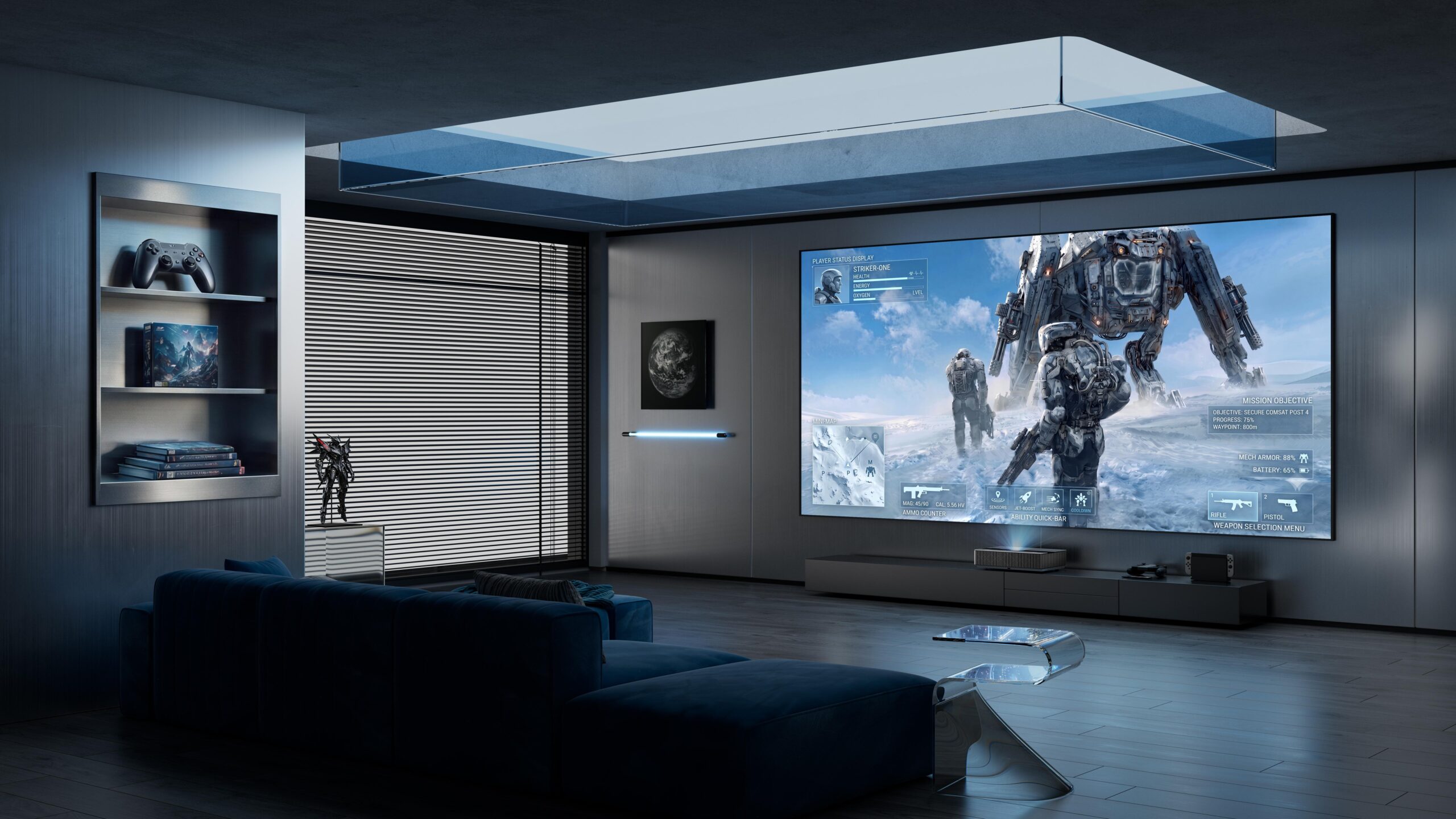 Here’s the first 4K 120Hz UST projector with optical lens shift