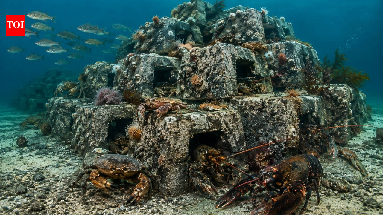 UK turned 50 tonnes of coal waste into reef; lobsters arrived within 3 weeks