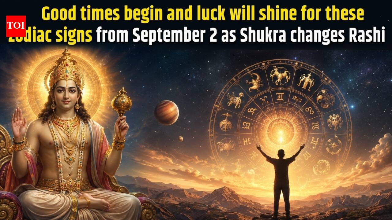 Good times begin for these zodiac signs from September 2 as Shukra changes Rashi