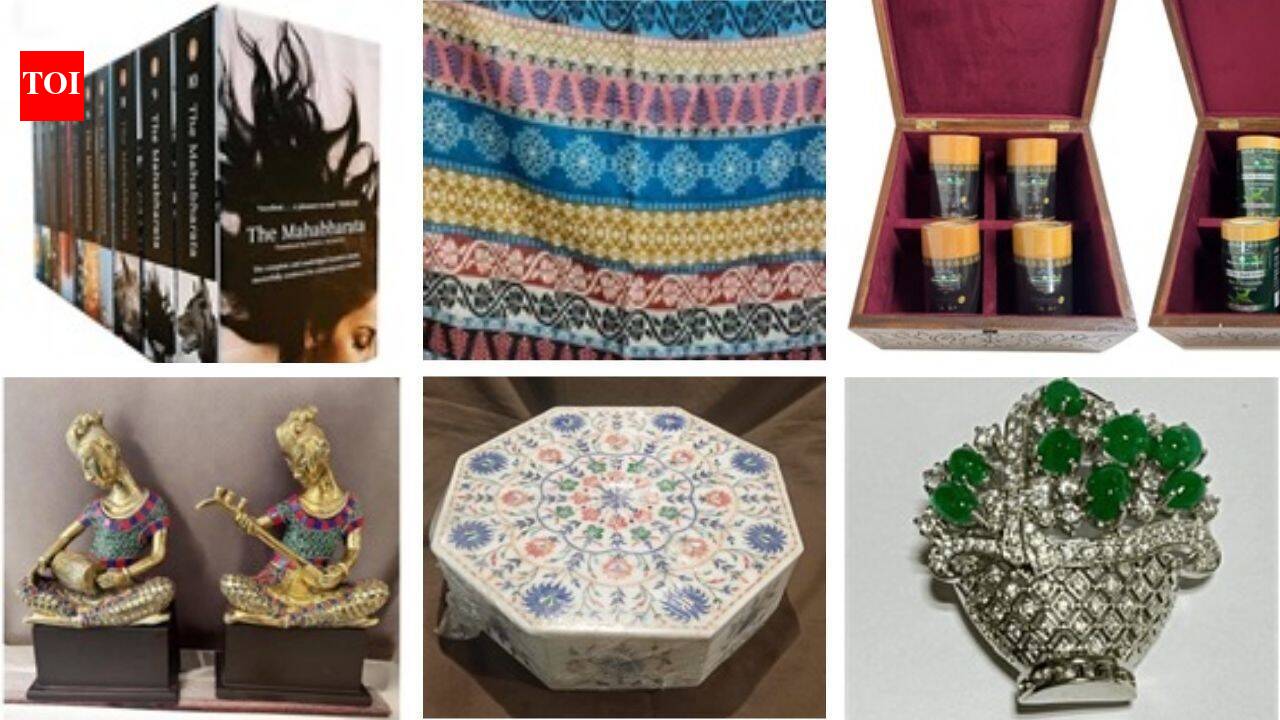 From marble inlay, silk to Mahabharata: What PM Modi gifted leaders at SCO summit