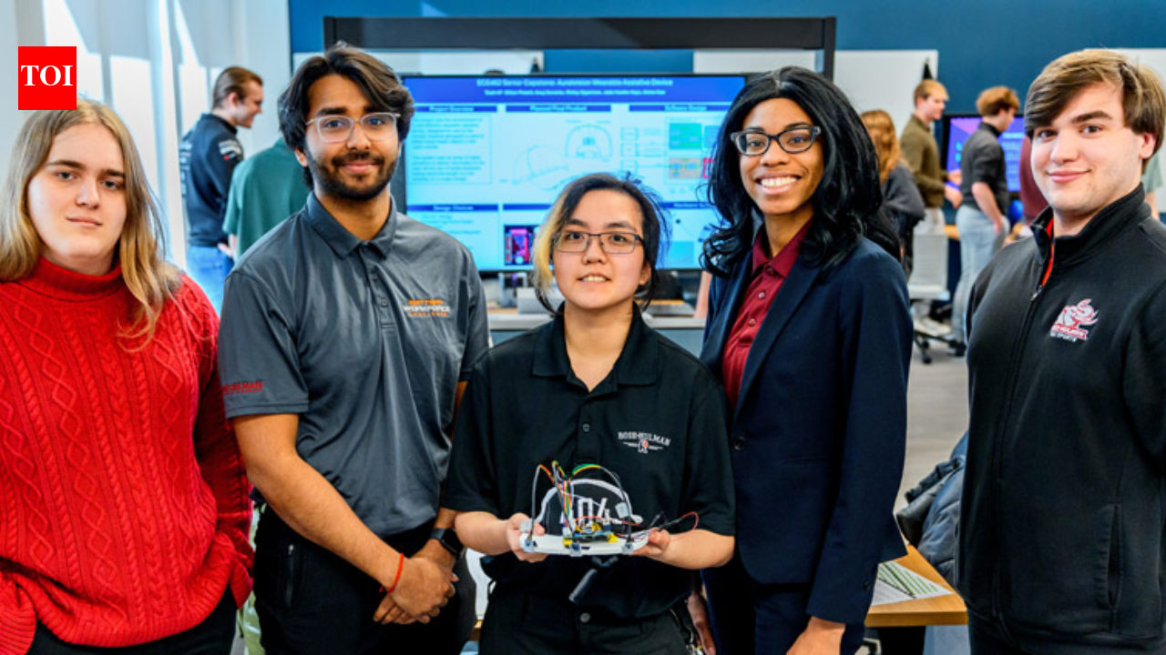 Indiana engineering students build wearable to help visually impaired users