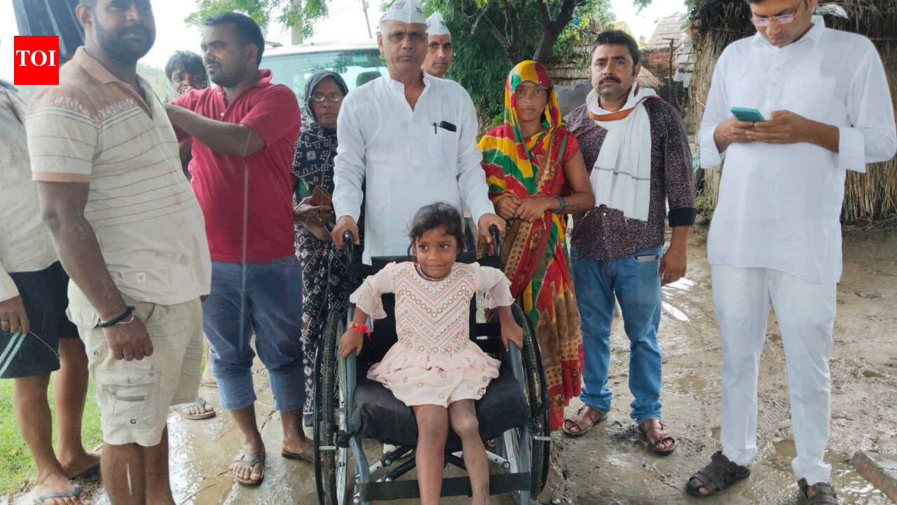 AAP helps seven-year-old Ballia girl who hops to school