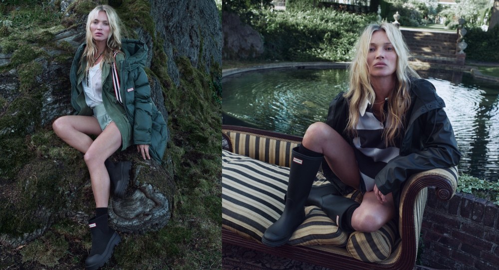 Kate Moss Brings Her Iconic Festival Footwear to the Present Day for Hunter’s 170th Anniversary