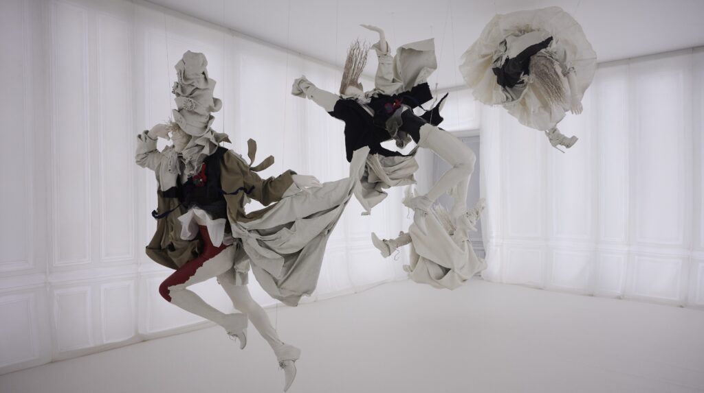 A view of the Zara x John Galliano pop-up space in Paris