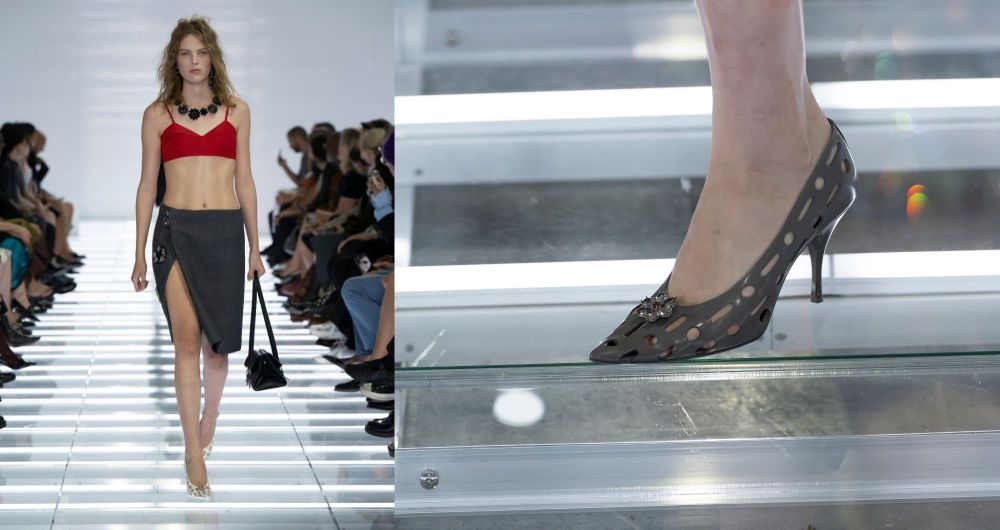 Prada’s Spring 2027 Runway Pumps Might Test Your Trypophobia